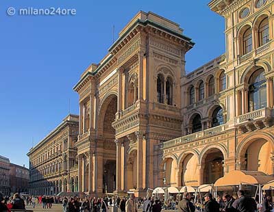 Entry to Galleria Vittorio Emanuele II